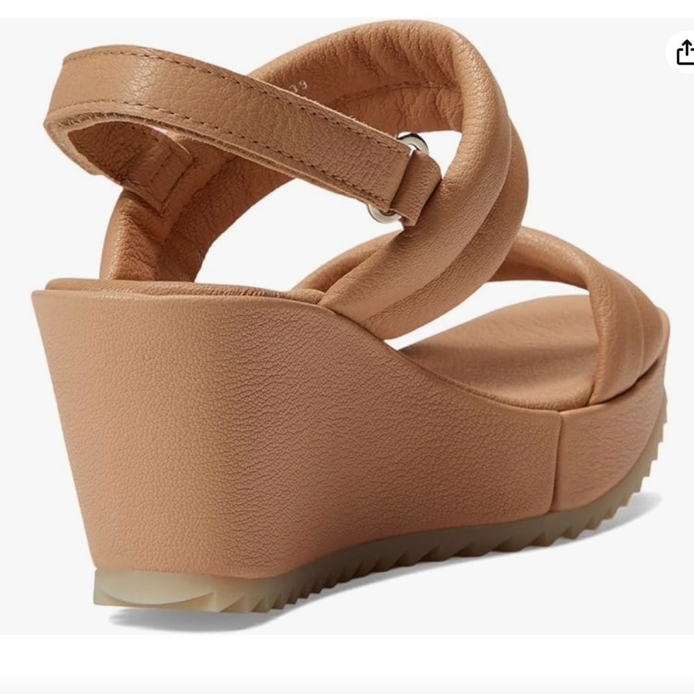 New in Box Pedro Garcia Fioralba Wedge Sandal in Arcilla Pebble Nappa - 40 - Picture 11 of 12